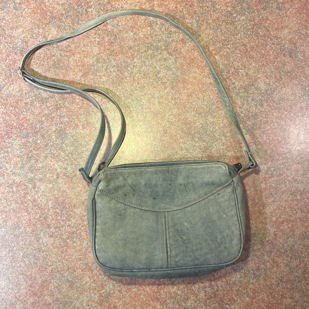 Vintage Blue suede Derrek Alexander Purse